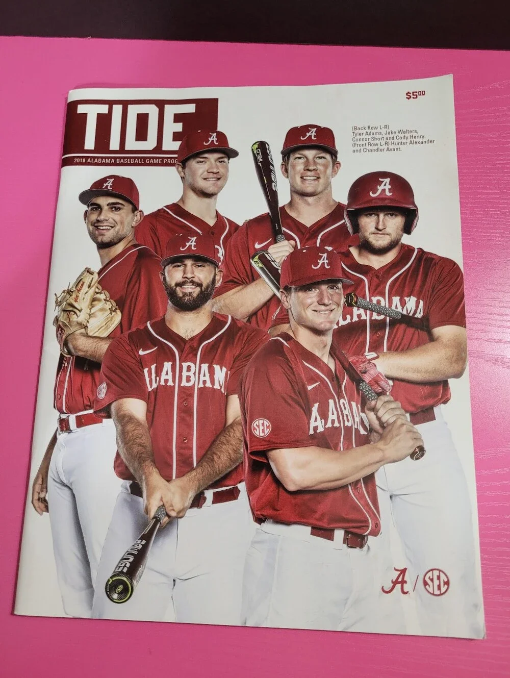 University Of Alabama Men's Baseball Program 2018 (1157)